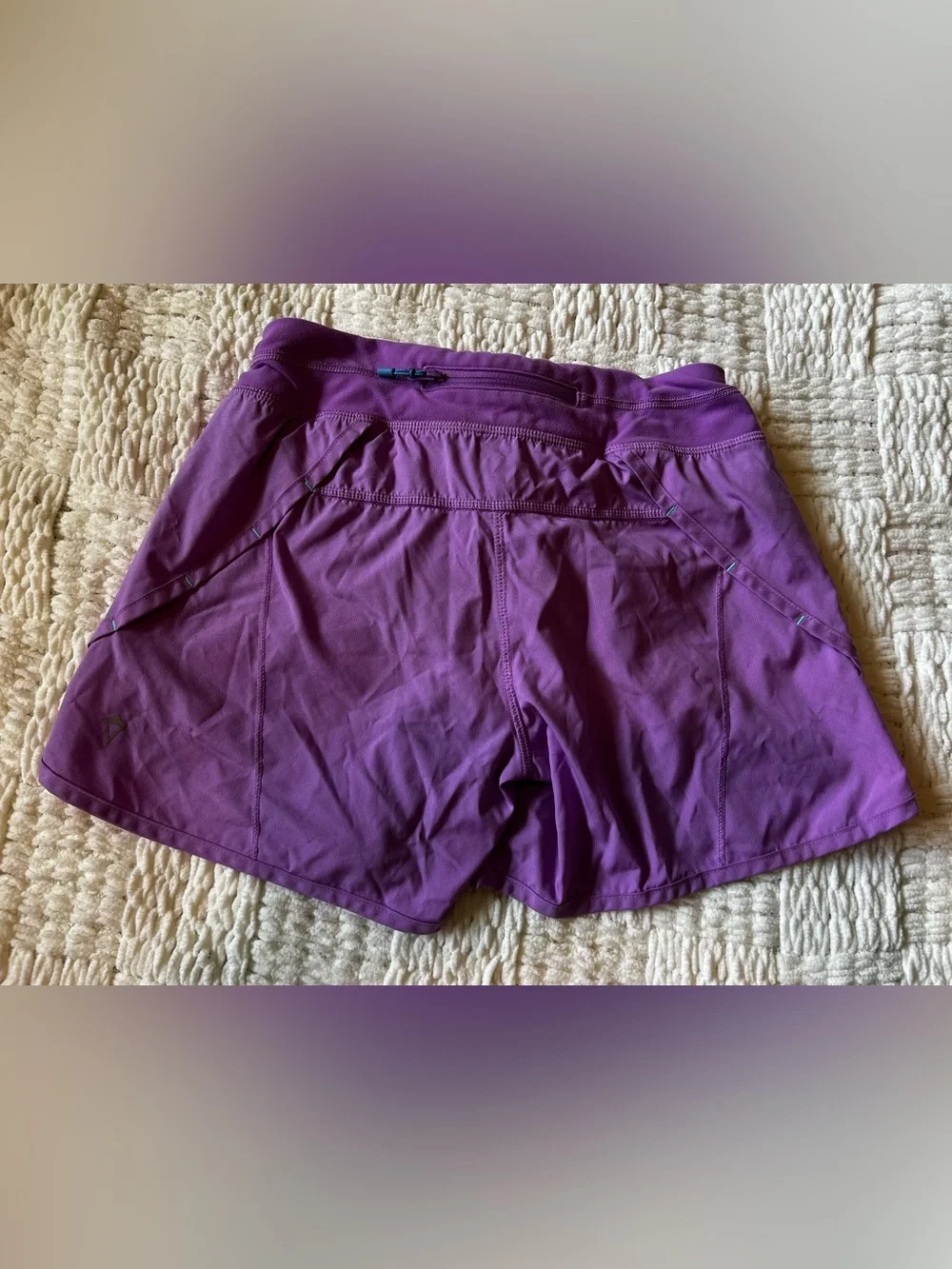 Ivivva by lululemon Purple Athletic Shorts with Zipper Pocket